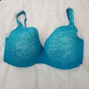 Lane Bryant turquoise lace bra